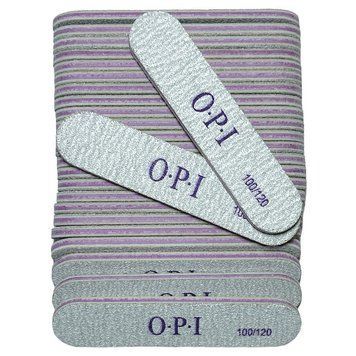 Пилочка двостороння міні - овальна OPI 100/120 грит 25 шт для штучних нігтів, корекції форми 002812 фото