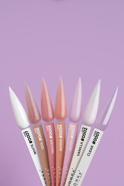 Моделирующий гель-желе DNKa&rsquo; Jelly Gel #0002 Vanilla на 15 мл для укрепления, наращивания ногтей 002127 фото