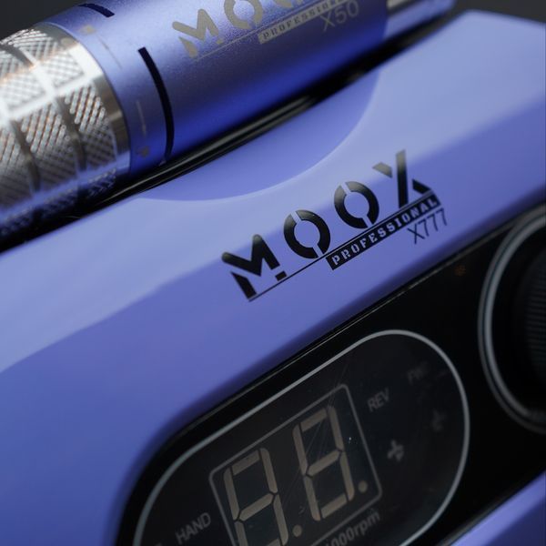 Фрезер Мокс X777 на 80W &ndash; 50000 об/мин (фиолетовый/purple) для снятия материала и обработки кутикулы 000579 фото