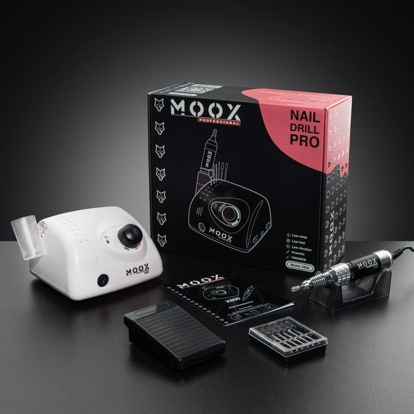 Фрезер Мокс X800 на 70W - 50000 об/хв (білий/white) для манікюру та педикюру 000580 фото