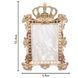 Палитра "Корона" золото (10,4х6,8см) для смешивания гель-лаков + подставка под кисти - 338 007842 фото 2