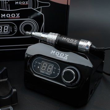 Фрезер Мокс X777 на 80W &ndash; 50000 об/мин (черный/black) для снятия материала и обработки кутикулы 000578 фото