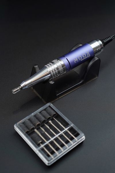 Фрезер Мокс X104 на 65W - 45000 об/хв (фіолетовий/purple) для зняття матеріалу та обробки кутикули 000513 фото