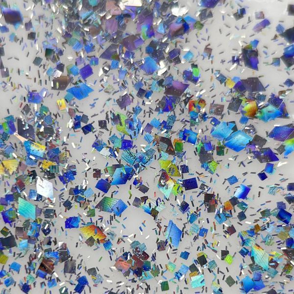Гель-лак для ногтей Дизайнер Glow Glitter №567 серебряный глитер 9 мл 002419 фото