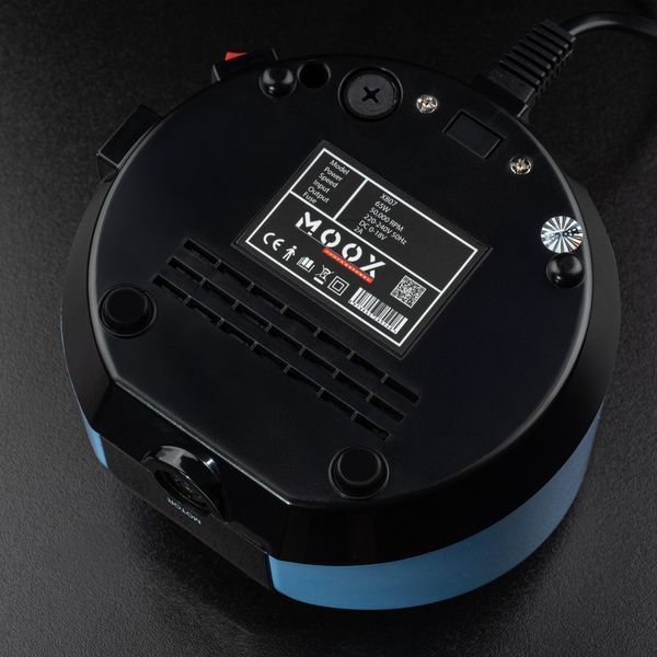 Фрезер Мокс X807 на 65W - 50000 об/хв (блакитний/blue) для зняття матеріалу та обробки кутикули 000670 фото
