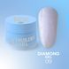 Гель з блискітками №9 (Ніжно-ліловий) Diamond Gel LunaMoon на 15 мл, вирівнювання та нарощування нігтів 009005 фото 1