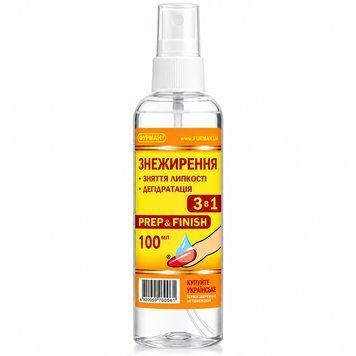 Рідина Nail Prep & Finish Фурман (100 мл) для знежирення і зняття липкого шару з нігтів 006792 фото