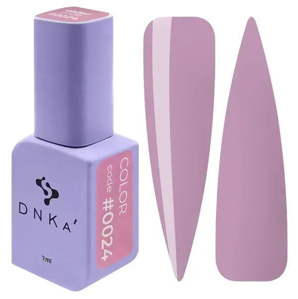 Кольоровий гель-лак DNKa' Gel Polish #0024 на 7 мл &mdash; для манікюру та педикюру 001428 фото