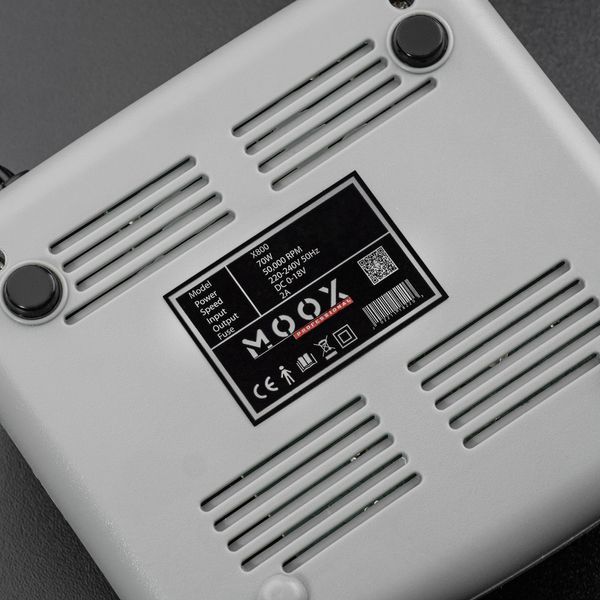 Фрезер Мокс X800 на 70W - 50000 об/мин (серый/grey) для маникюра и педикюра 000582 фото