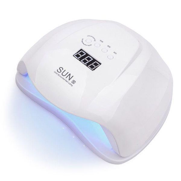 Лампа SUN X UV/LED 54W (белая) для сушки ногтей, гель-лака 000075 фото