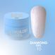 Гель з блискітками №10 (Ніжно-персиковий) Diamond Gel LunaMoon на 15 мл, вирівнювання та нарощування нігтів 009006 фото 1