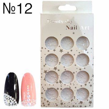 Набір декору №12 Sky Nail Art (12шт/уп) для дизайну нігтів 003651 фото