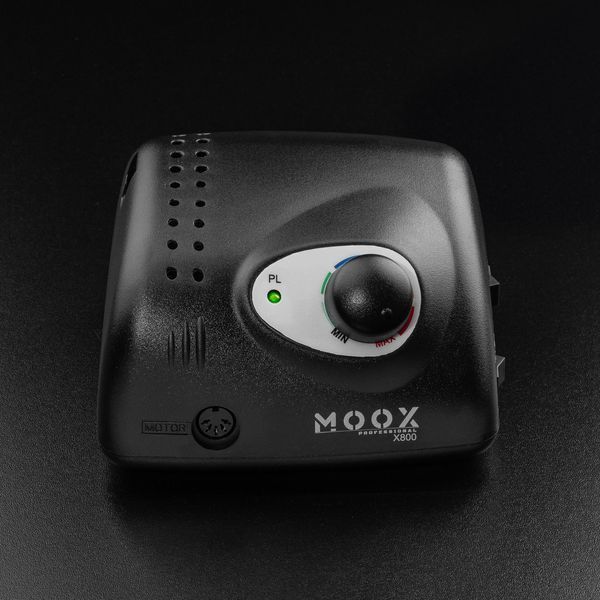 Фрезер Мокс X800 на 70W - 50000 об/мин (черный/black) для маникюра и педикюра 000583 фото