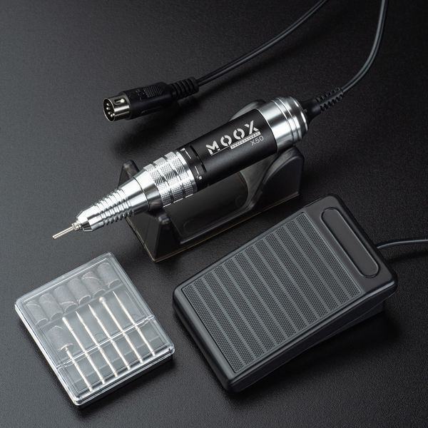 Фрезер Мокс X800 на 70W - 50000 об/мин (черный/black) для маникюра и педикюра 000583 фото