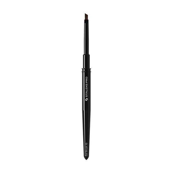 Пензель Staleks Gel Brush 10 (7мм х 4мм) для гелевого нарощування та моделювання з ковпачком NBE-10 007121 фото